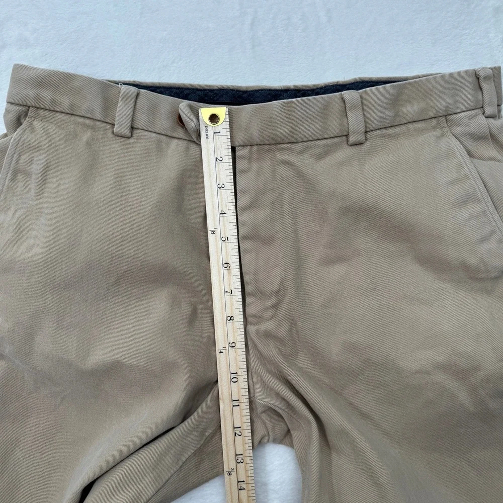 Brooks Brothers Chinos Mens Tan Clark Fit Cotton Stretch Khaki Pants